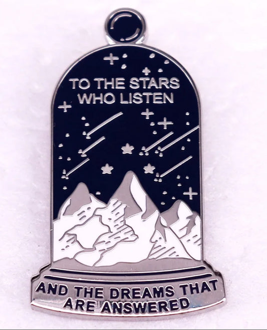 ACOTAR - To the Stars who Listen Glass Dome - Enamel Pin